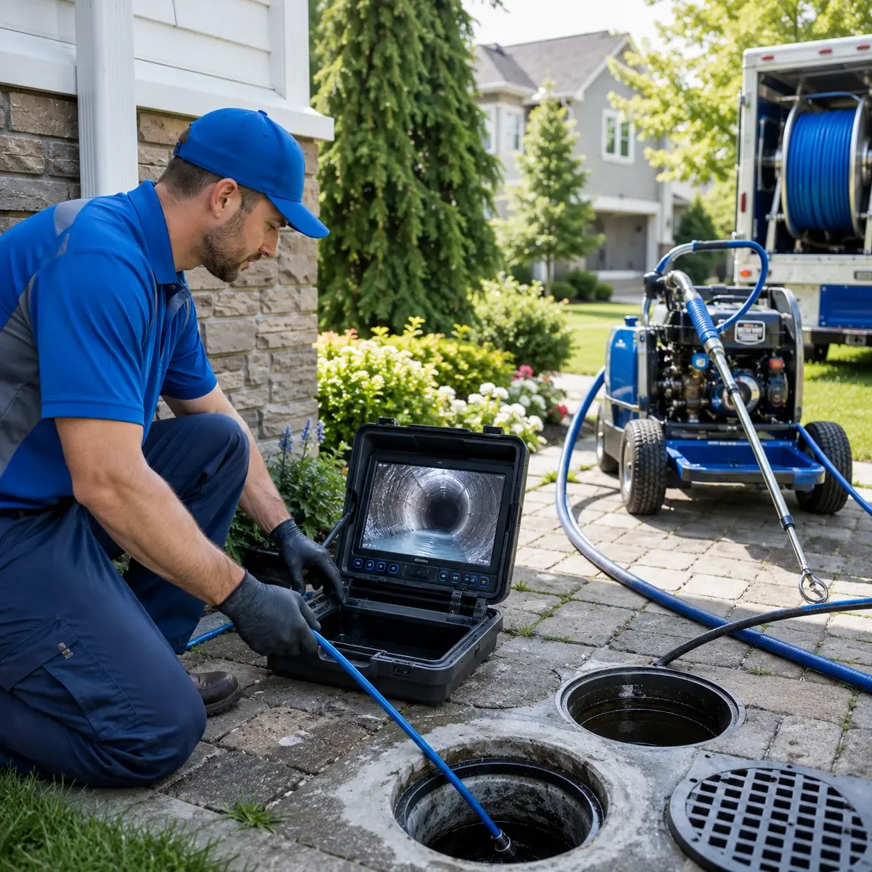 Outdoor drain cleaning professionals serving Fisher, AR